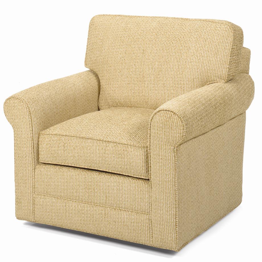 Lexington Upholstery 762411SW Clifton Upholstered Swivel Chair Baer